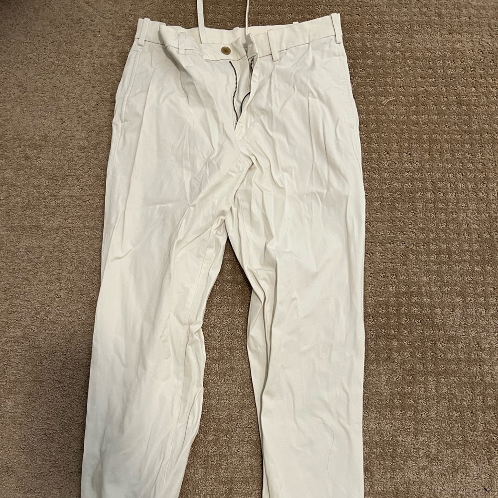 Used Uniqlo White Slacks